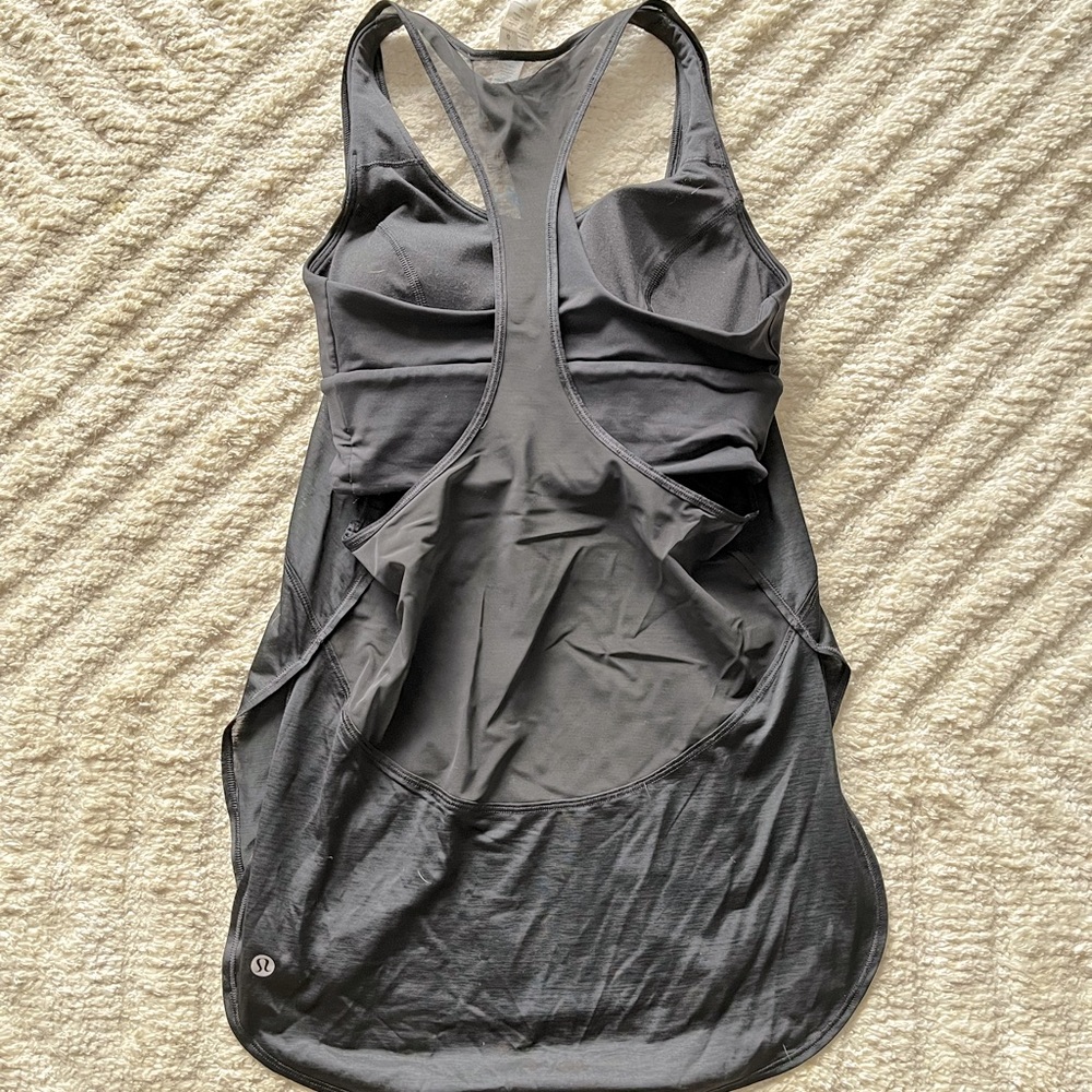 Lululemon | Twist Around 2-in-1 Tank Top | Black | Women’s | 2 - Picture 3 of 3